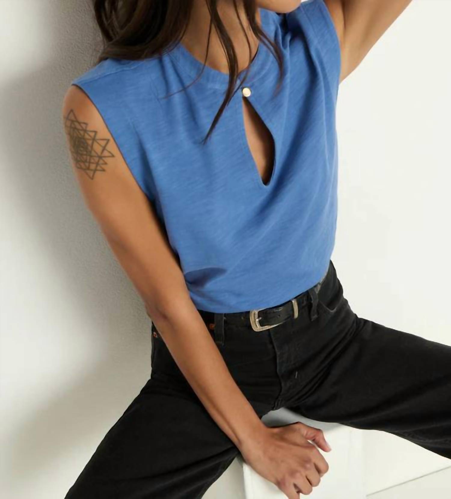 Nation Ltd - Luna Keyhole Top