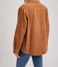 Bluivy - Corduroy Button Down Shacket