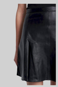 7 For All Mankind - Leather Mini Skirt