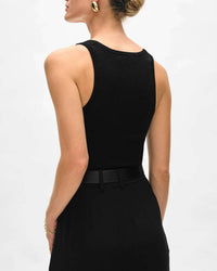White + Warren - Superfine Merino Ribbed Tank Top
