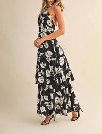 Klesis - Carrie Halter Neck Maxi Dress