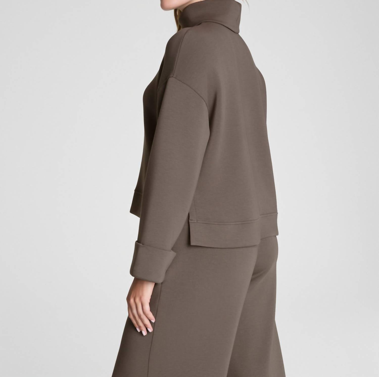 Spanx - Women's Air Essentials Cropped Turtleneck Top