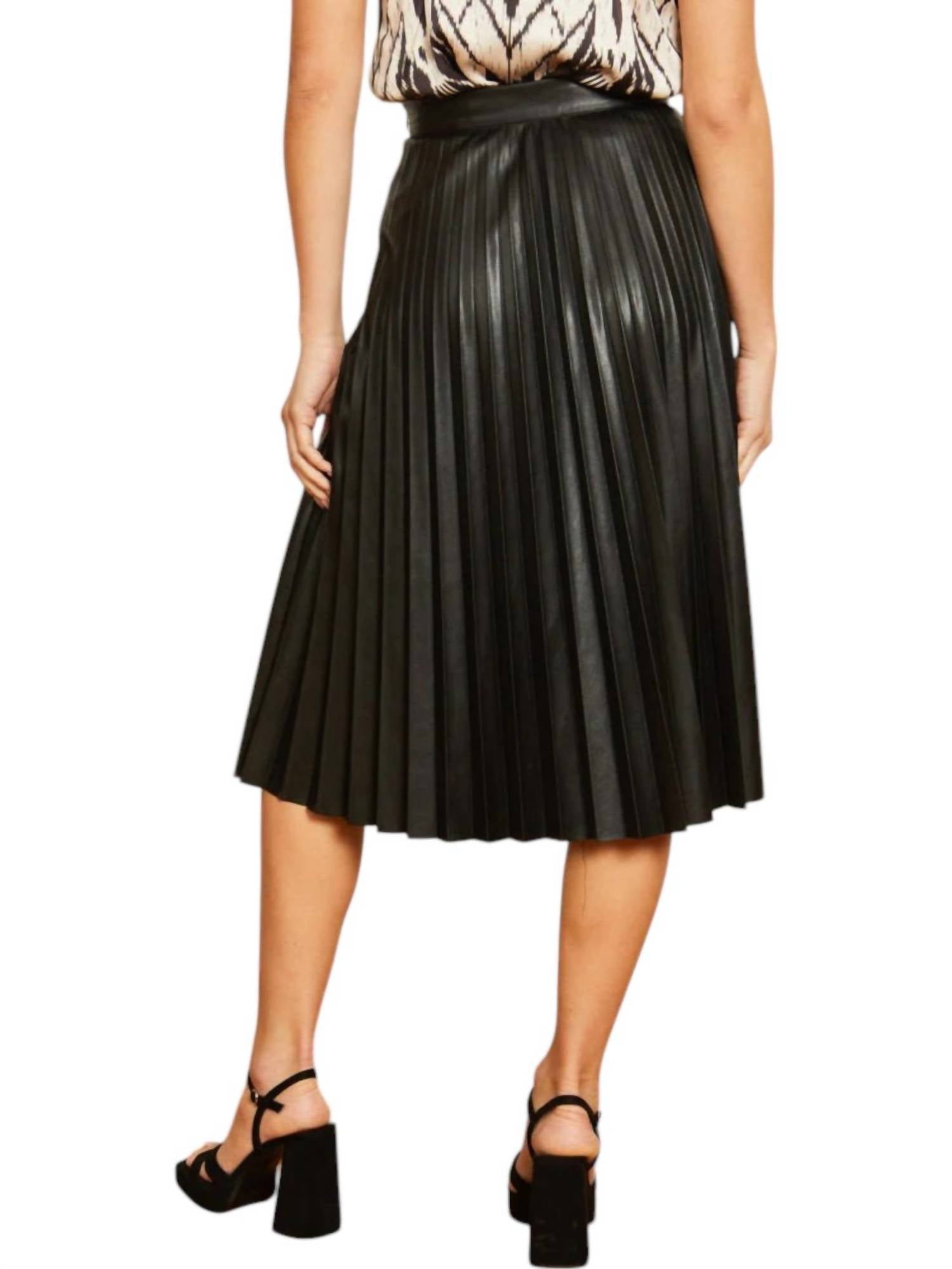 Caballero - Annette Pleated Midi Skirt
