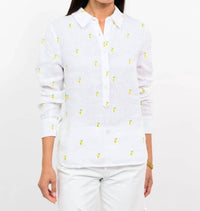 Ivy Jane - Linen Lemon Long Sleeve Top