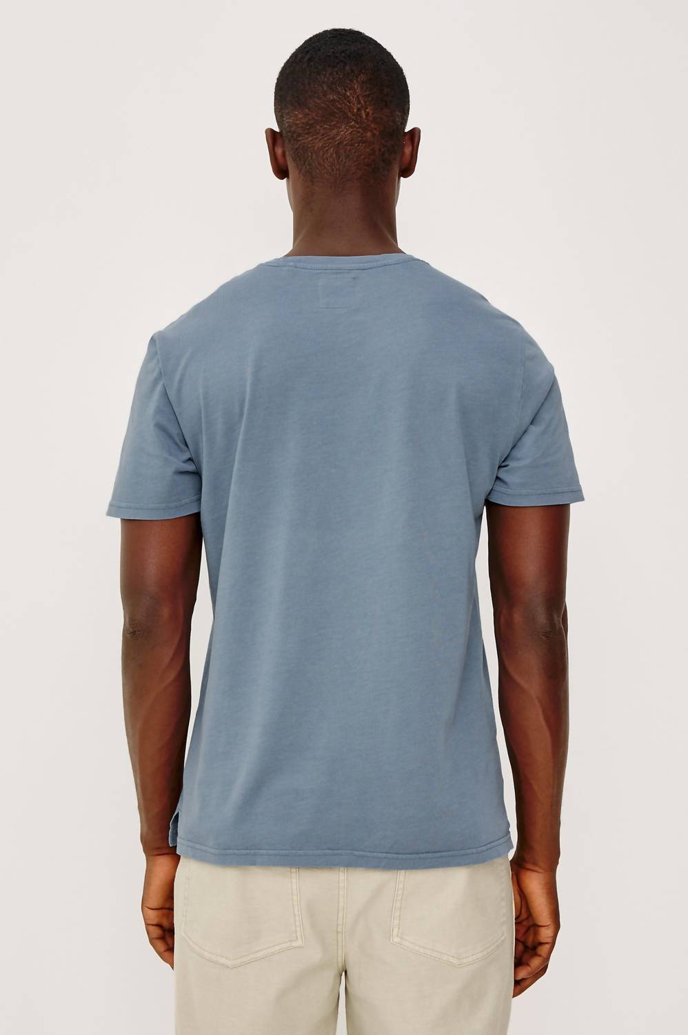 Rails Johnny T-shirt in steel - men's t-shirt - alternate view