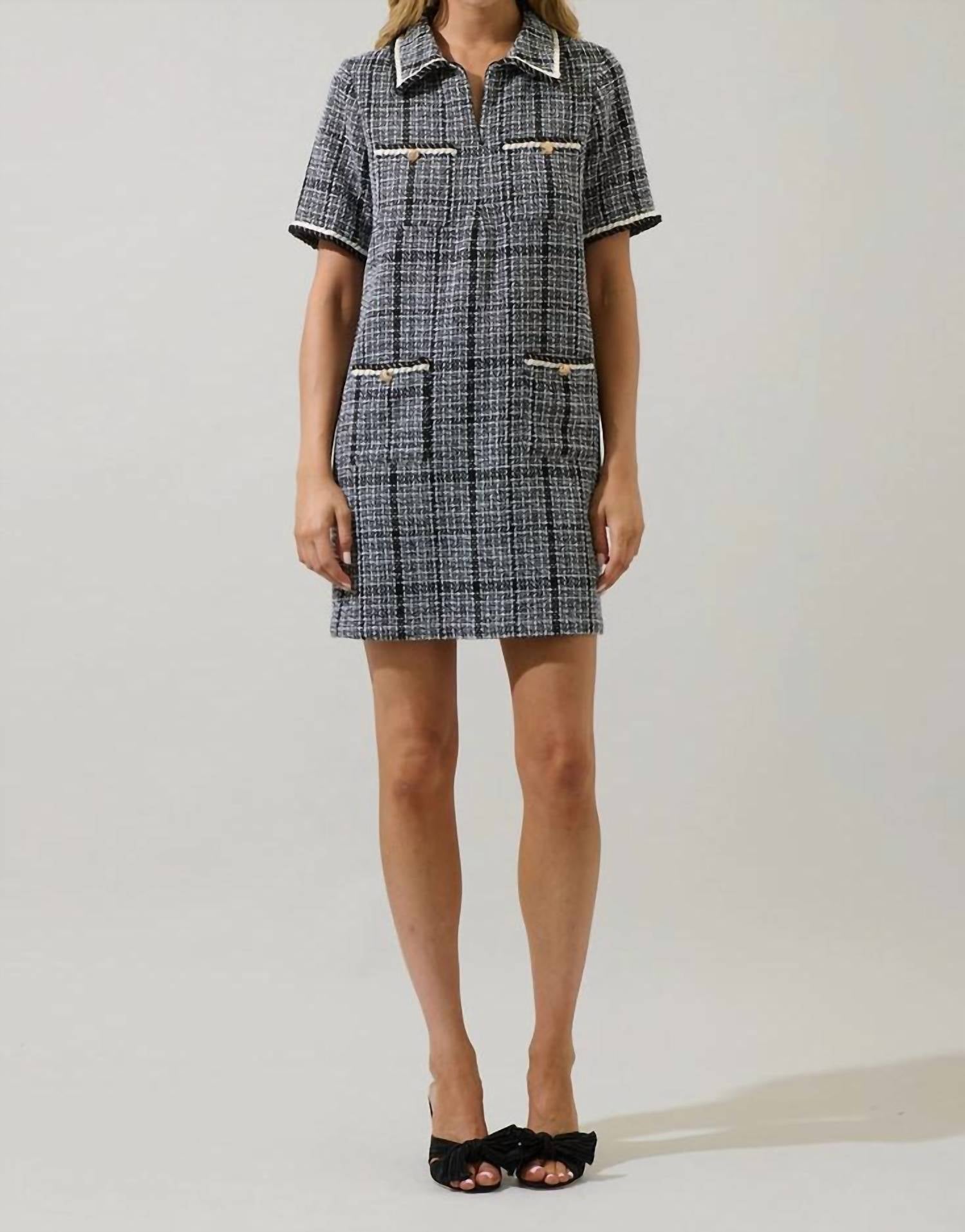 Sugarlips - Tweed Mini Dress