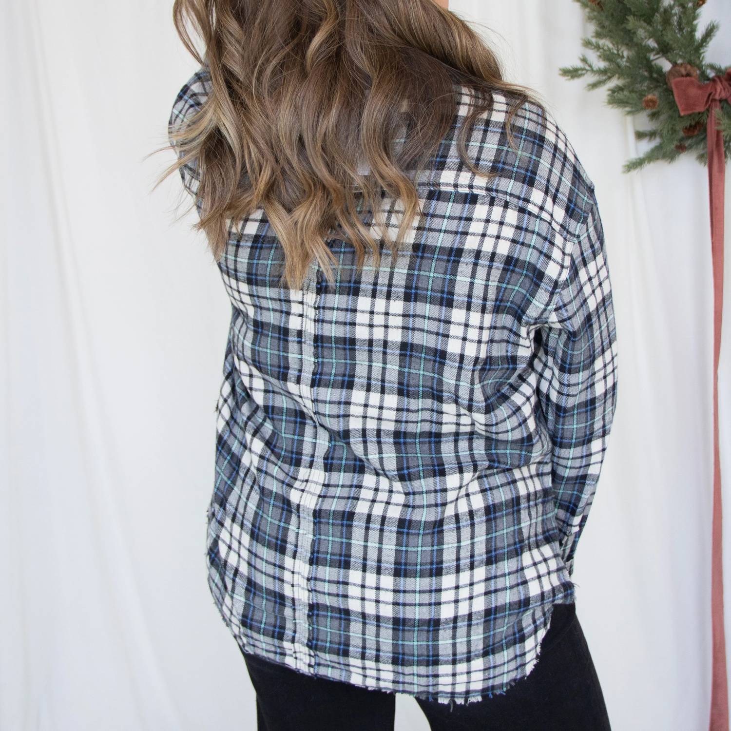 Miou Muse - Plaid Long Sleeves Shirt