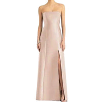Alfred Sung - Strapless Satin Gown Formal Dress
