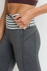 Mono B - Highwaist Stripes Full Legging