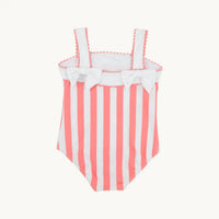 The Beaufort Bonnet Company - Girl's Shannon Bow Bathing Suit