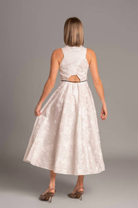Beatrice .B - Textured floral button front dress