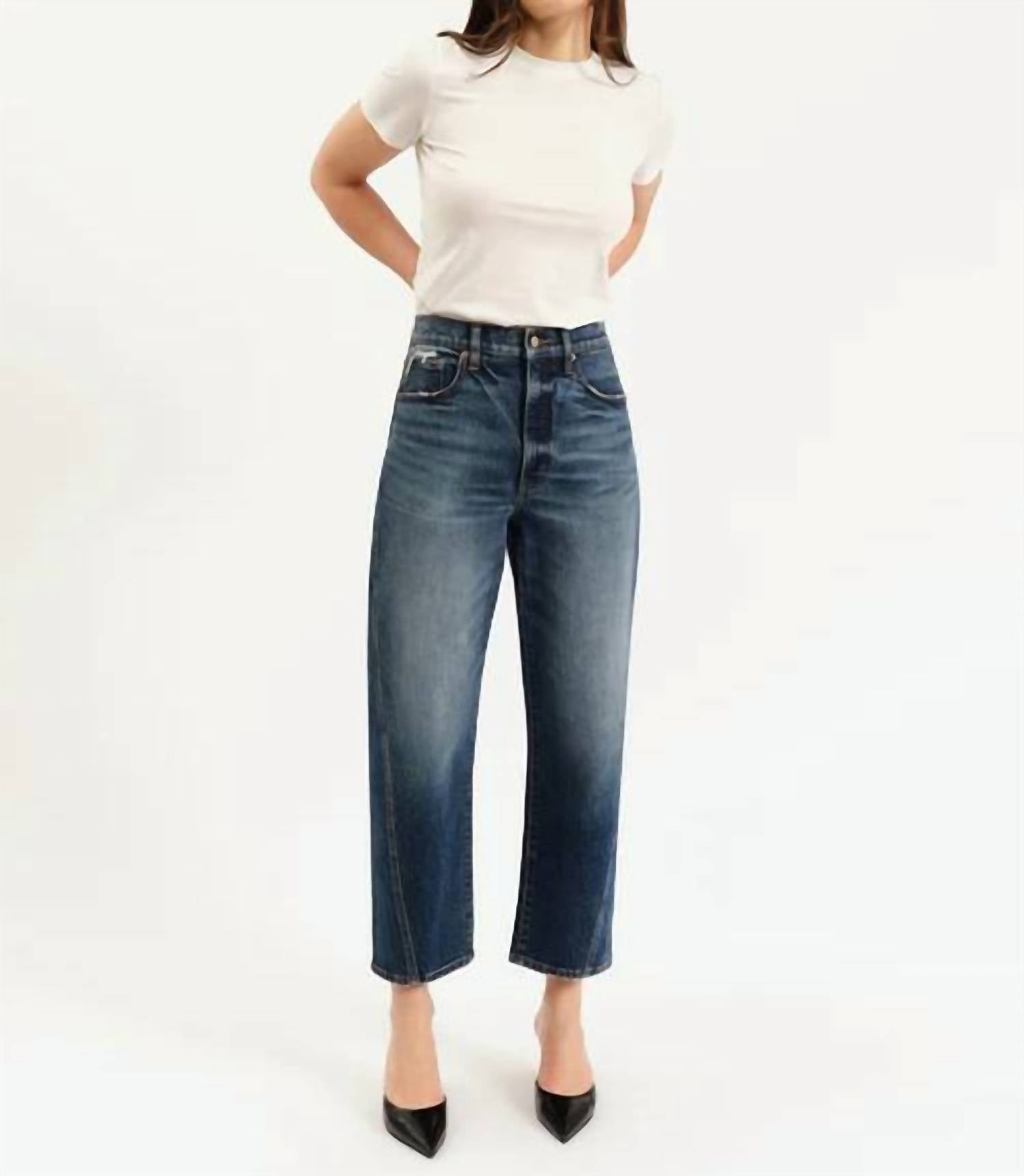 Daze - Westward High Rise Barrel Leg Jeans