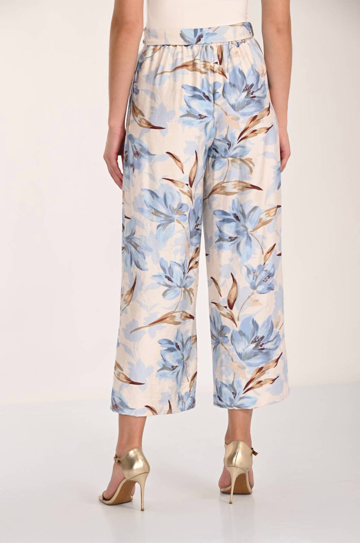 Frank Lyman - Floral High Waisted Pant