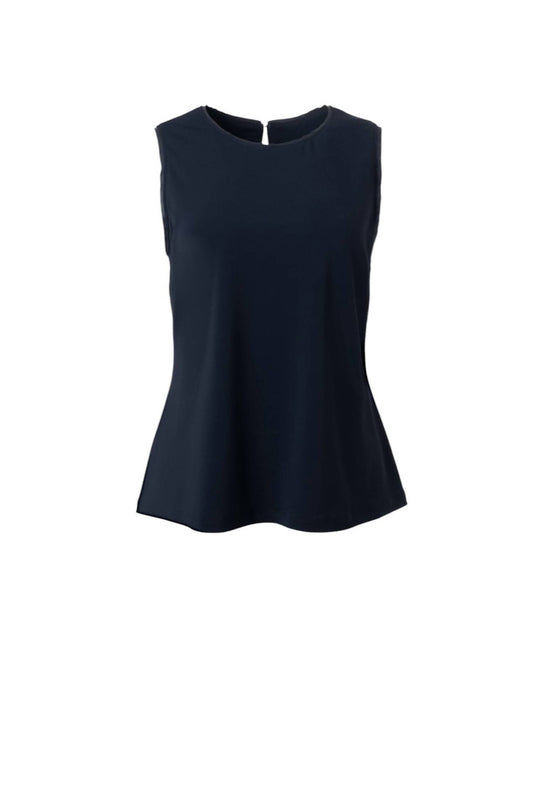 Iris Setlakwe - Sleeveless Top with Vegan Leather Trim