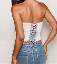Pretty Garbage - Laced Up Corset Top