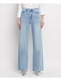 Vervet By Flying Monkey - Super High Rise Wide Leg Jean