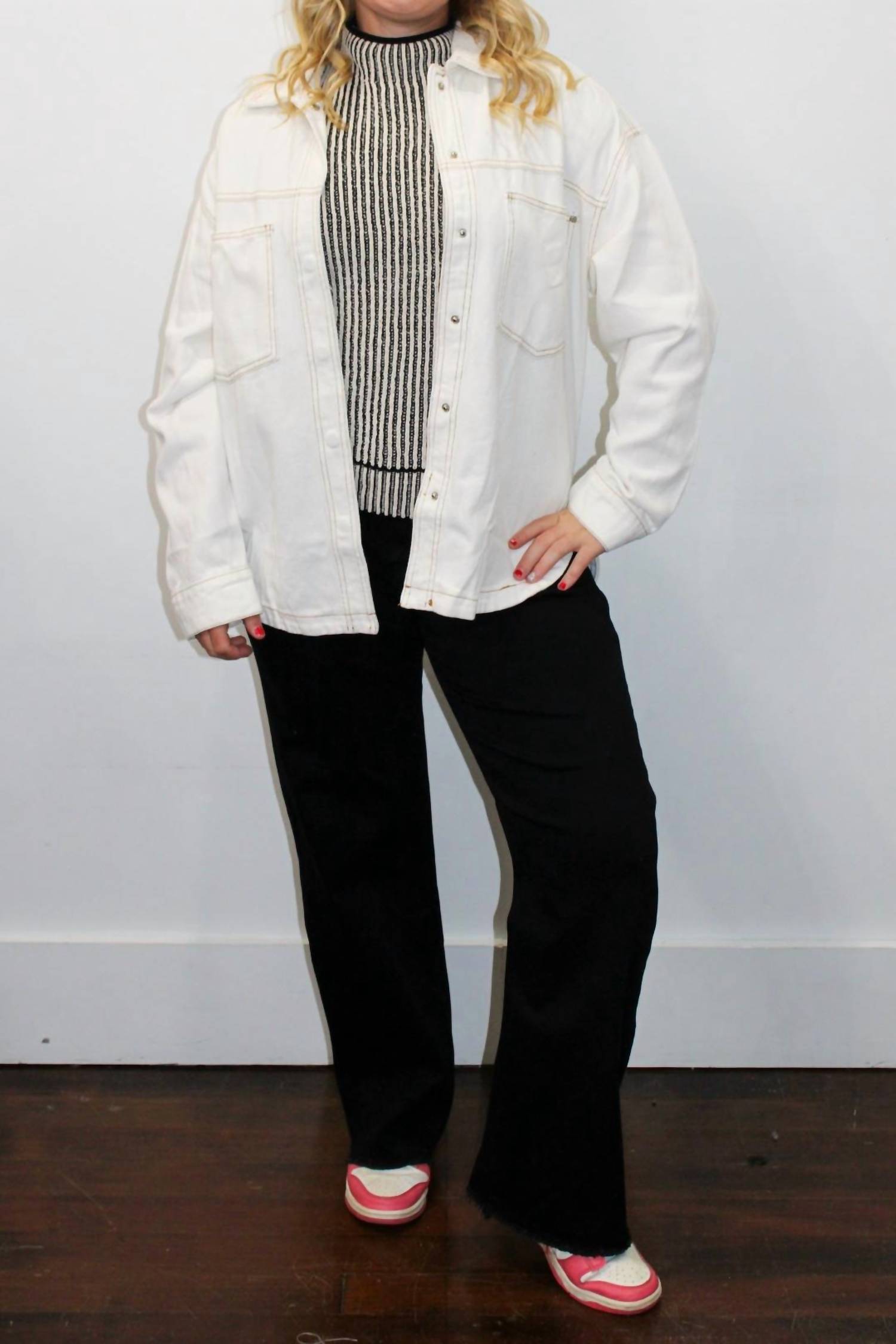 Ellison - Logan Denim Top