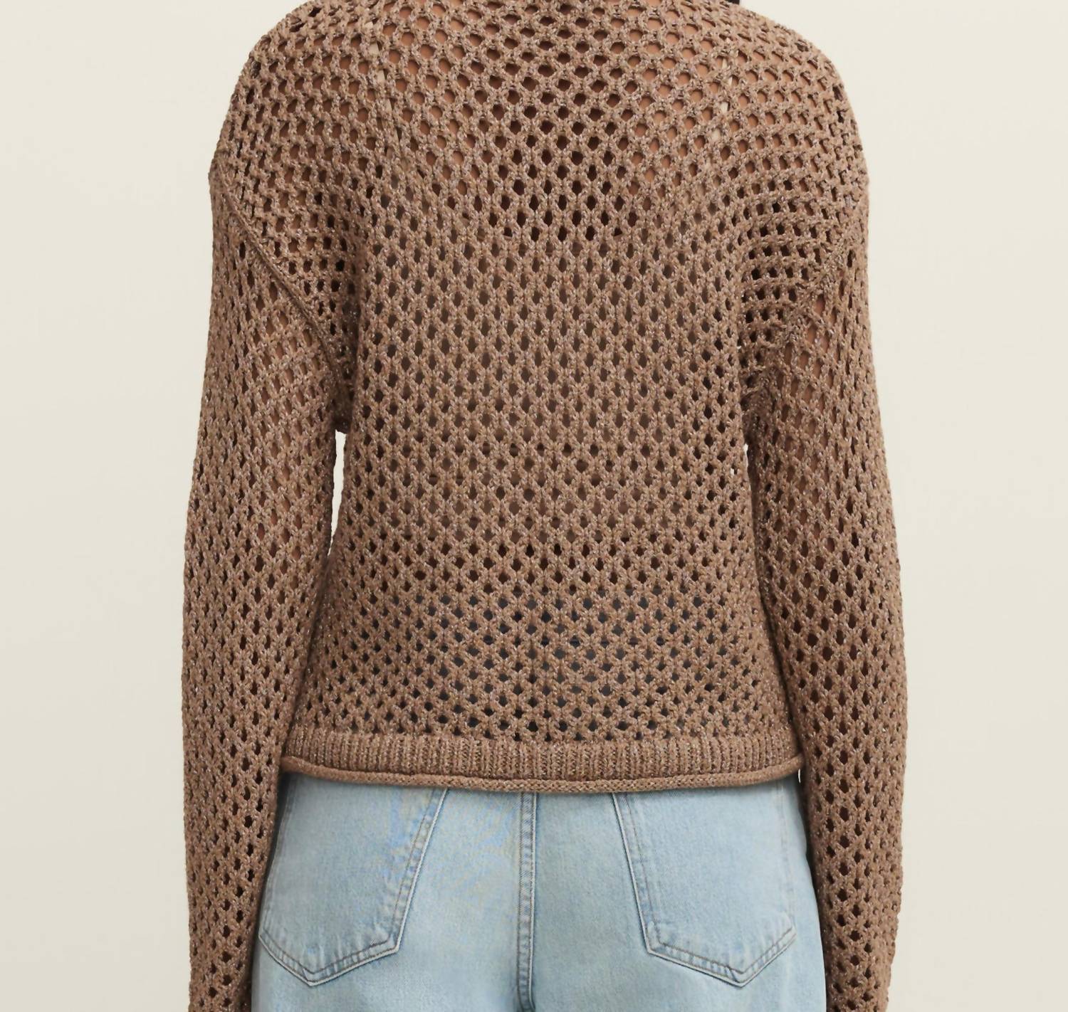 Z Supply - Women's Cala Shimmer Crochet Sweater