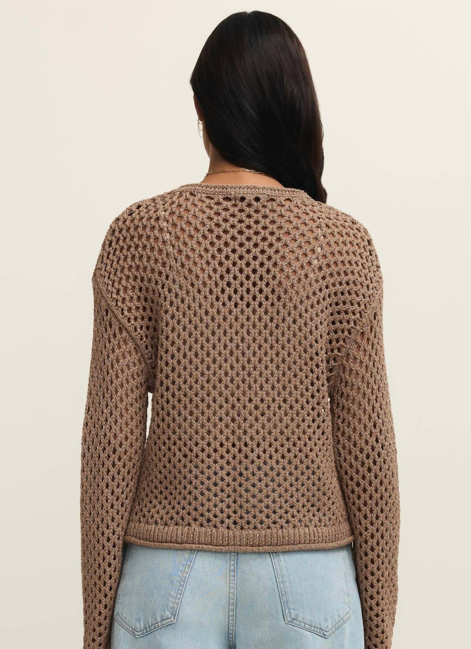 Z Supply - Cala Shimmer Crochet Sweater
