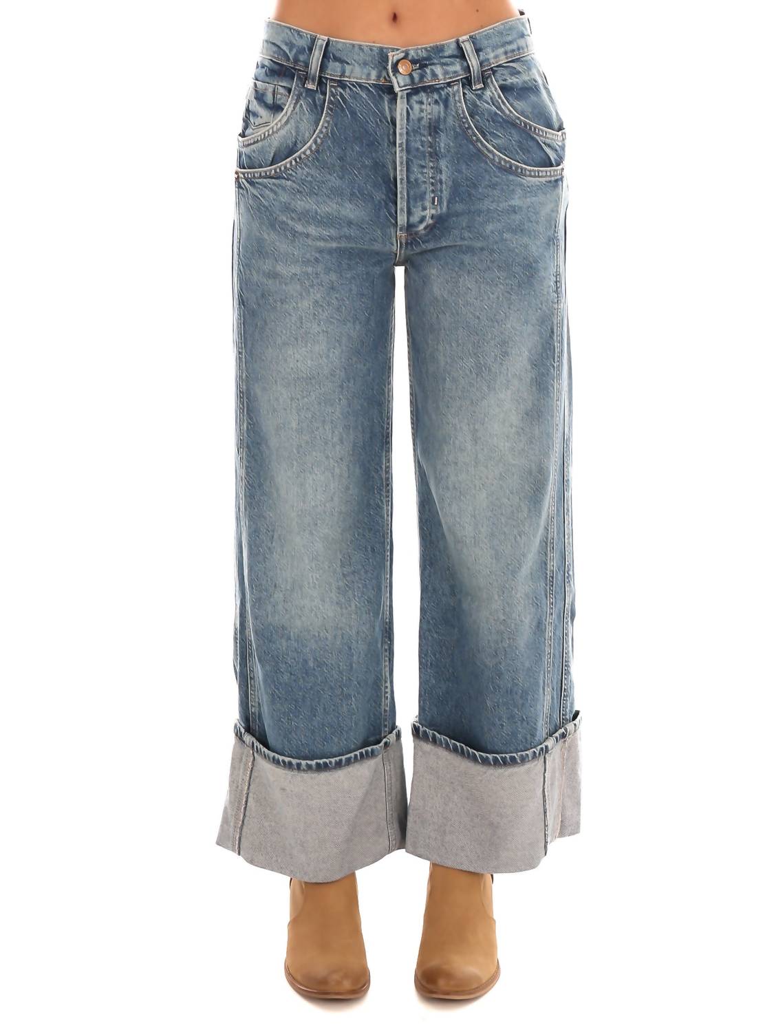 Free People Final Countdown Mid Rise Jeans in zero - women's jeans - view 4