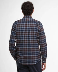 Barbour Kyeloch Tailored Shirt in midnight oak tartan - women's shirt - detail view