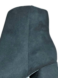 Bamboo Women's Ankle Bootie in black - women's shoe - detail view