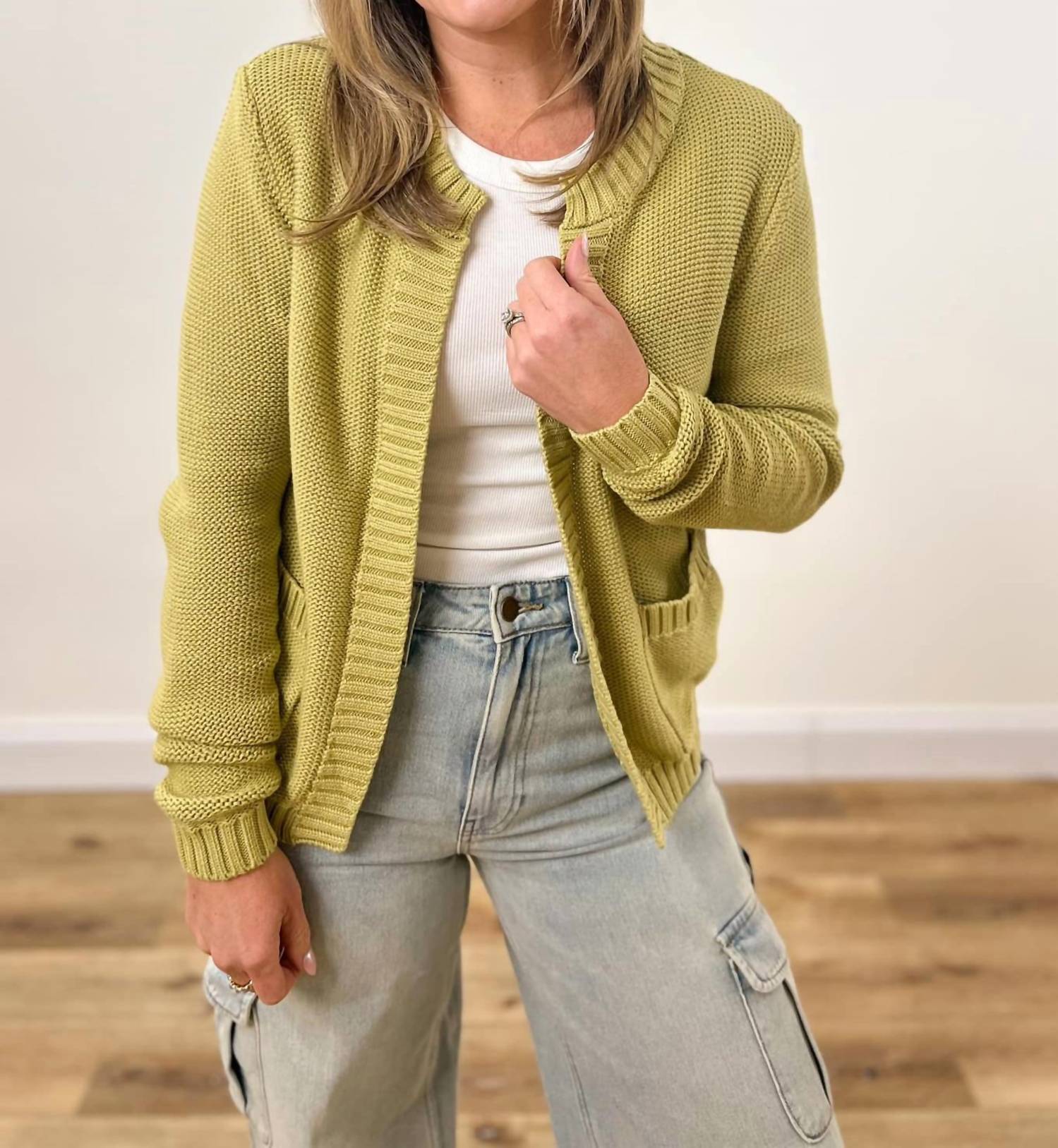 Be Cool - Cloud Nine Open-knit Cardigan