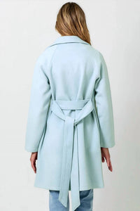 Mystree - Lapel Collar Robe Coat