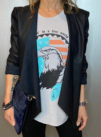 Brokedown Clothing - Rockin’ In A Free World Traphic Tank Top