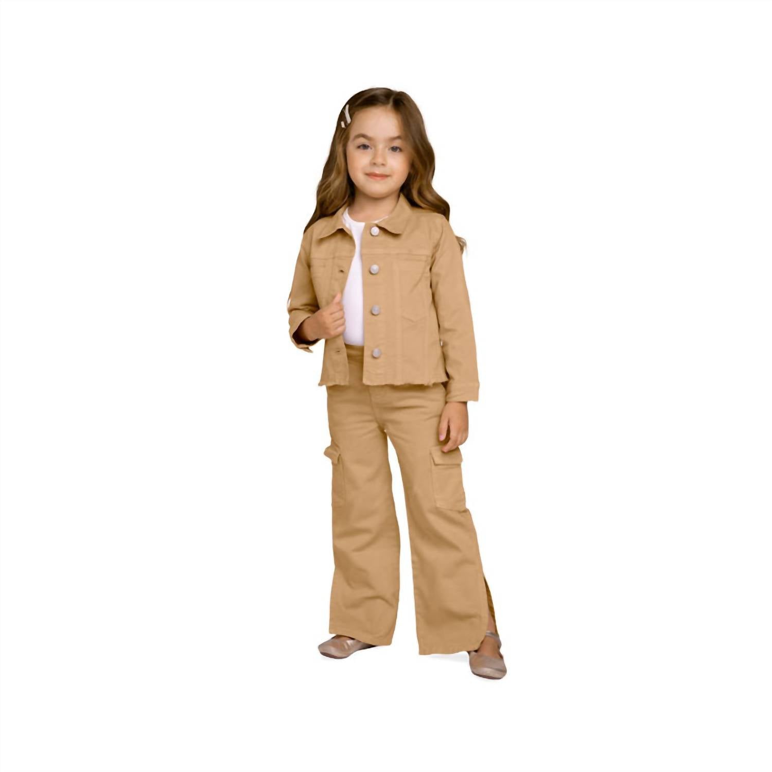 Milon - Side Pockets With Small Slit Pants