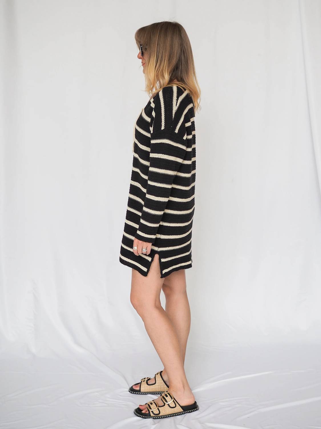 By Together - Throwover Croched V Neck Mini Dress
