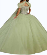 Rachel Allan - Long Beaded Quinceanera Ball Gown