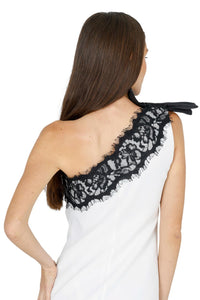 Akalia - Zeena One Shoulder Lace Mini Dress