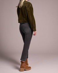 Tribal - Button-front Stretch Corduroy Jacket
