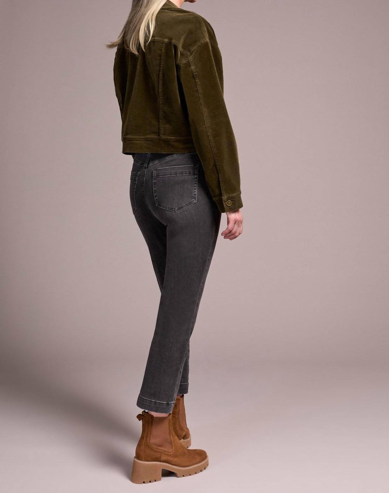 Tribal - Button-front Stretch Corduroy Jacket