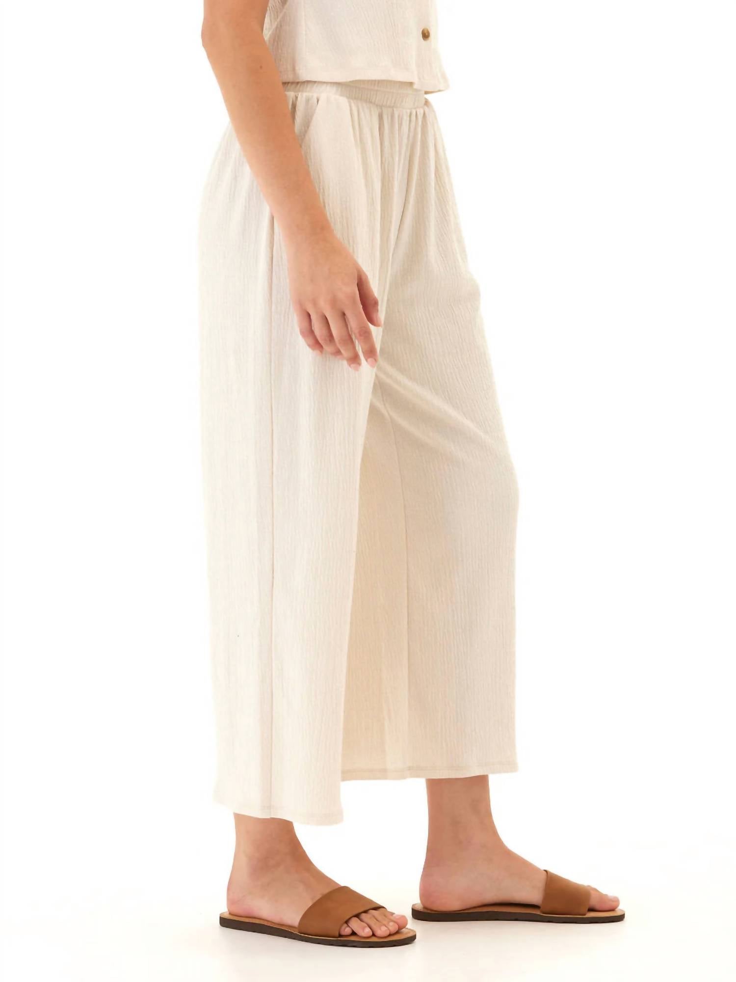 Threads 4 Thought - Ivanna Smocked Jersey Wide Leg Pant
