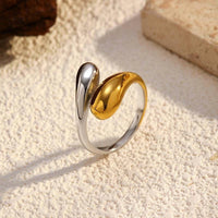 Josslyn By Wall To Wall - Women's Two-tone Abstract Ring
