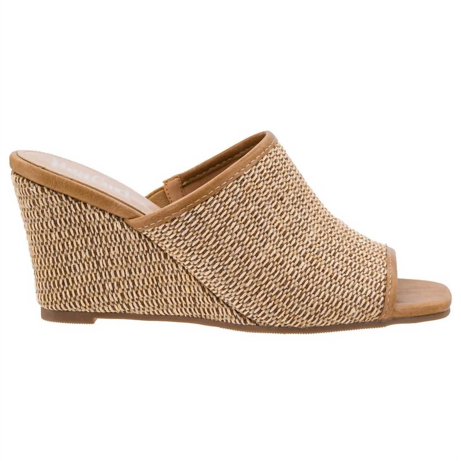 Corkys Footwear - Women's Good Vibes Woven Raffia Wedge Sandals