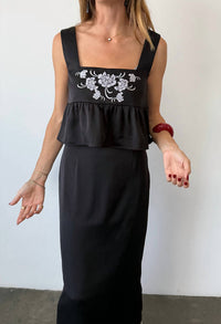 Ciao Lucia - Katarina Satin Square Neck Top