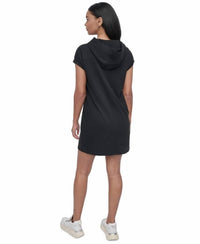 Dkny - Roll-sleeve Hooded Sneaker Dress