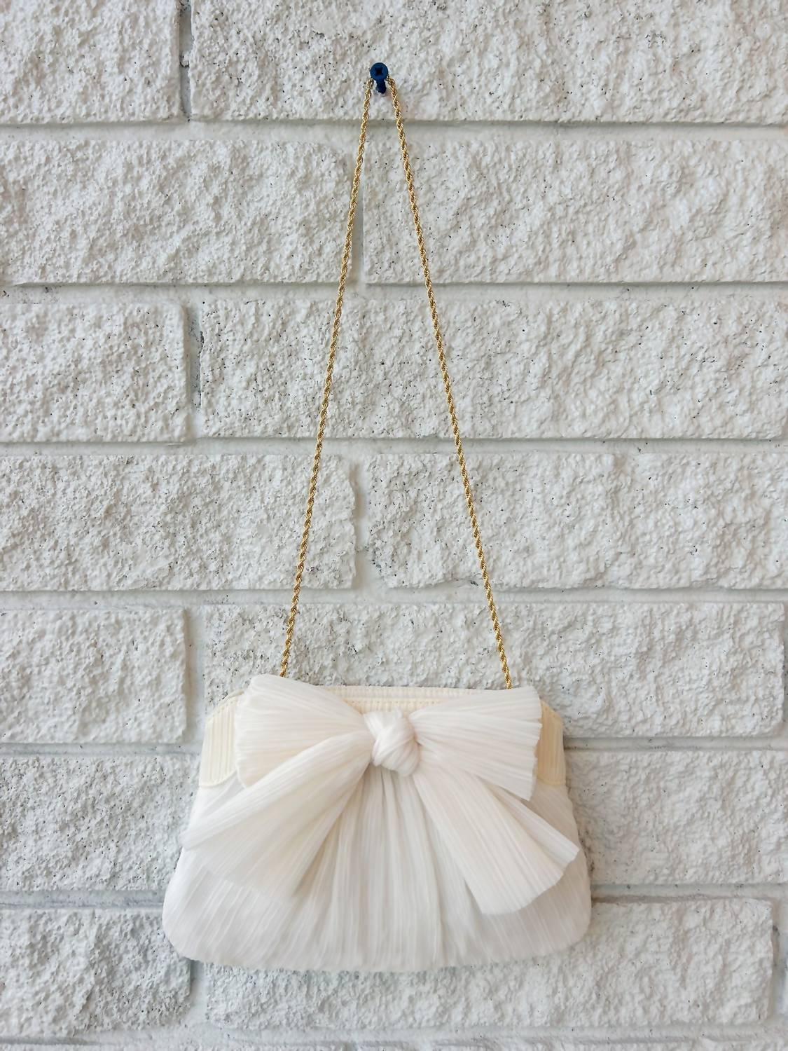Loeffler Randall - Rayne Pleated Bow Clutch