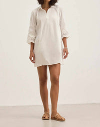Velvet by Graham & Spencer Missie Dress in off white - women's dress