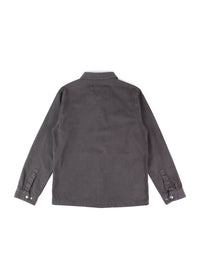 Iron & Resin Men's Coach Jacket in charcoal - men's jacket - detail view