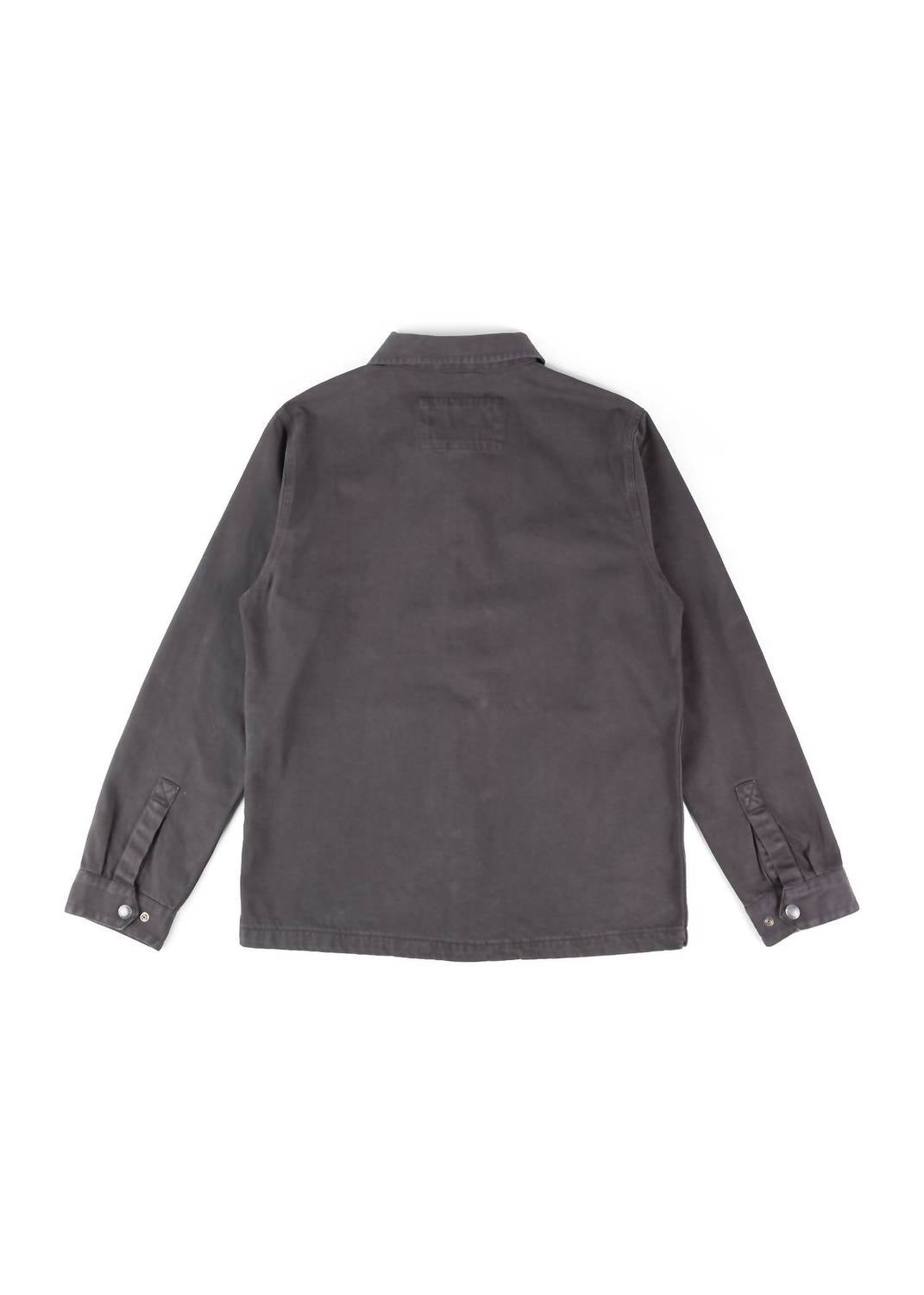 Iron & Resin Men's Coach Jacket in charcoal - men's jacket - detail view