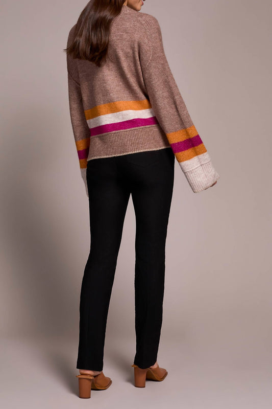 Tribal - Long Sleeve Sweater Cardigan With Pockets