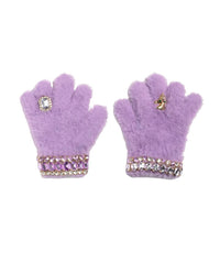 Super Smalls Kid's Dreams Gloves in lavender - kids' accessory - detail view