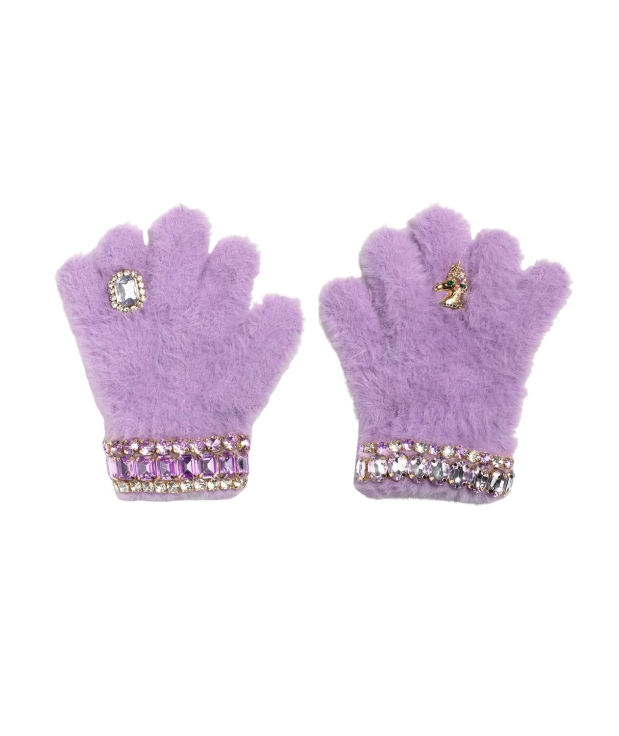 Super Smalls Kid's Dreams Gloves in lavender - kids' accessory - detail view