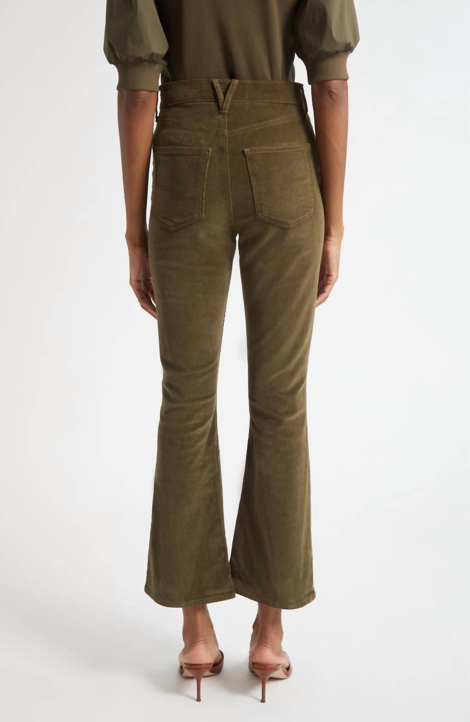 Veronica Beard - Carson High Waist Ankle Flare Leg Pants