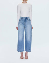 PISTOLA Kyra Bowed Ankle Jeans in terrance - women's jeans