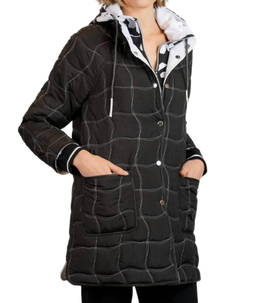 Bylyse - Reversible Crinkle Quilted Jacket